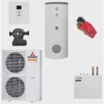 Aerotermia calefacción/acs bibloc Toshiba 6kw Estia acumulador 200l r32 - Imagen 3